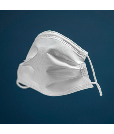 Lib'AirMask masque tissus lavable made in france - Blanc Traité SofiProtect photo