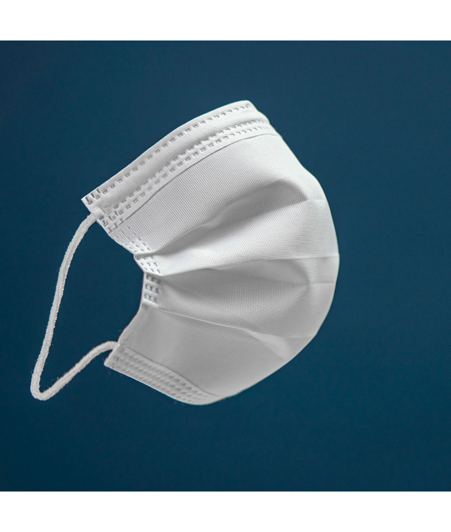 Lib'AirMask masque tissus lavable made in france - Blanc Traité SofiProtect photo principale